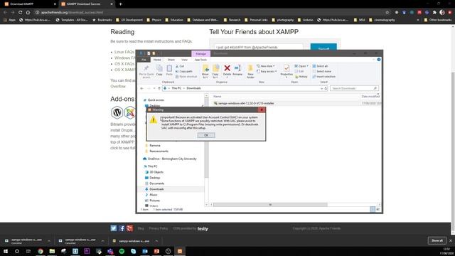 Installing Xampp As Your Webserver