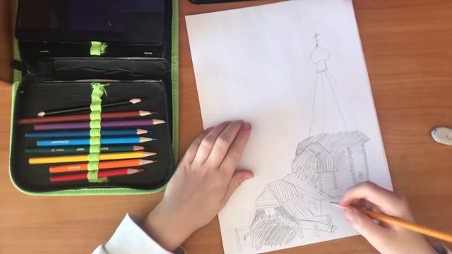 Как рисовать домик типа Терем. Урок 3. How to draw a house type Russian Terem. Part 1. Lesson 3 смотреть онлайн