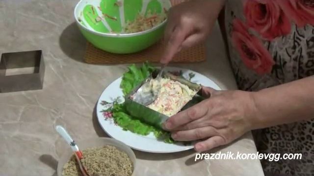 Салат Малахитовый каскад праздничные салаты закуски на день рождения смотреть онлайн
