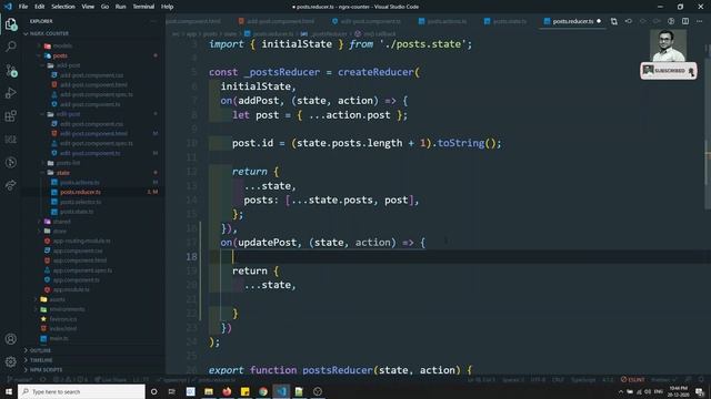 18. Update Post in Ngrx store immutable with actions in Angular Ngrx смотреть онлайн