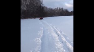 Мотороллер муравей на квадроциклетных колесах