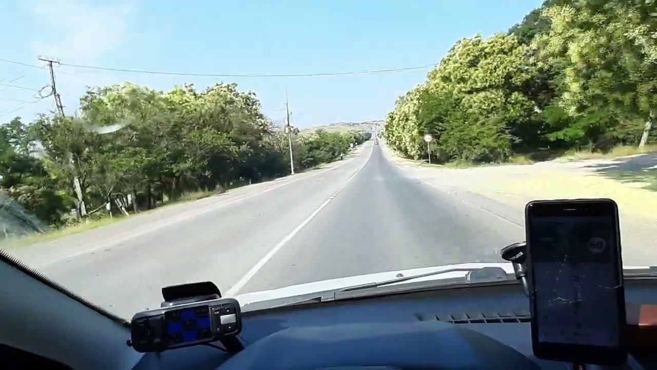 Выезжаем из Керчи, конец города. смотреть онлайн