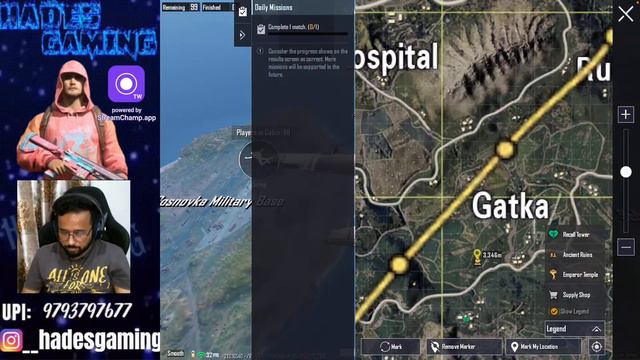 Chill Stream | BGMI LIVE || RUSH GAMEPLAY || RANK PUSH || PUBG LIVE | PUBG | HaDEs GAMING LIVE смотреть онлайн