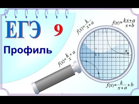 ЕГЭ задание 9. График – гипербола. Находим коэффициенты в формуле