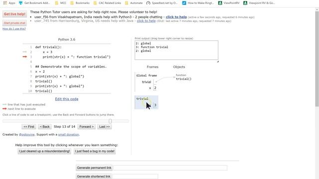 Python VariableScope смотреть онлайн
