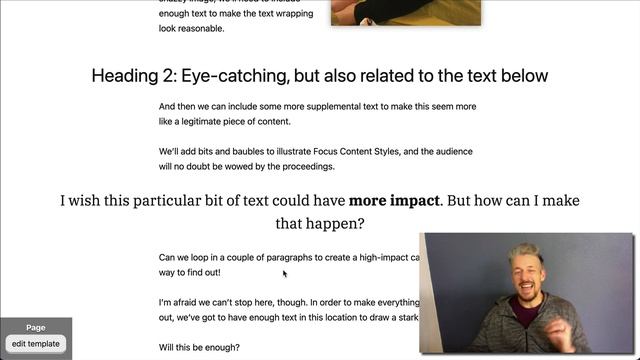 Focus Content Formatting Styles: Impact Text смотреть онлайн