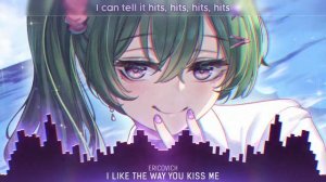 Nightcore - i like the way you kiss me (Lyrics)