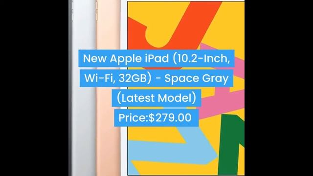 New Apple iPad (10.2-Inch, Wi-Fi, 32GB) - Space Gray (Latest Model) for shop go to description смотреть онлайн