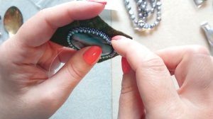 Как обшить кабошон бисером мастер класс для начинающих.