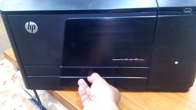 Replacing toner Cartridge on HP Color LaserJet PRO 200 M276nw Printer смотреть онлайн