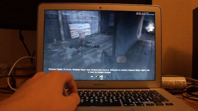 Call of Duty 4: Modern Warfare Gaming on Apple MacBook Air 2012 13" смотреть онлайн