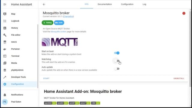Home Assistant: MQTT Easy Install