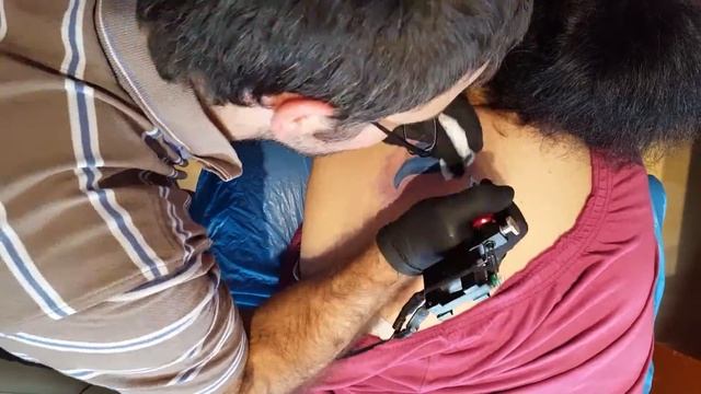How I make a dolphin tattoo/ Wie ich ein Delfin Tattoo steche смотреть онлайн