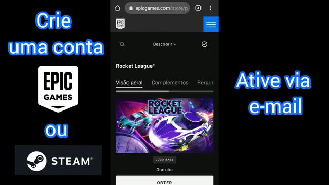 5 PASSOS | JOGUE ROCKET LEAGUE MULTIPLATAFORMA NO CELULAR! E NÃO É Sideswipe!! смотреть онлайн
