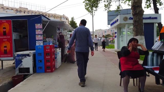 Walking Tour Tashkent. Chorsu Streets 2022 4K