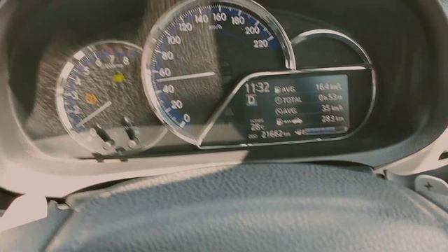 Toyota Yaris mileage/average смотреть онлайн