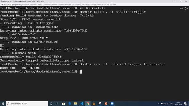 Docker | Docker ONBUILD | Dockerfile intruction onbuild | Hands-on Practice real examples смотреть онлайн