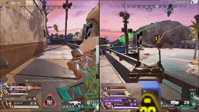 [Split Screen] The "Monster House" in ALGS | Zero(DZ) VS ImperialHal(TSM) | #apex смотреть онлайн