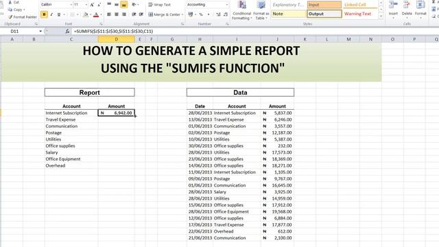 ?HOW TO EASILY SUMMARIZE LARGE DATA WITH SUMIFS FUNCTION смотреть онлайн