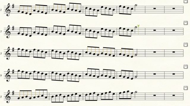 Alto Saxophone: 5-minute G Major Scale Warm-up Exercise #1 смотреть онлайн