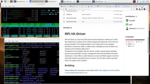 OpenBVE: Hints on building and running on Raspberry Pi4 2G or more. смотреть онлайн