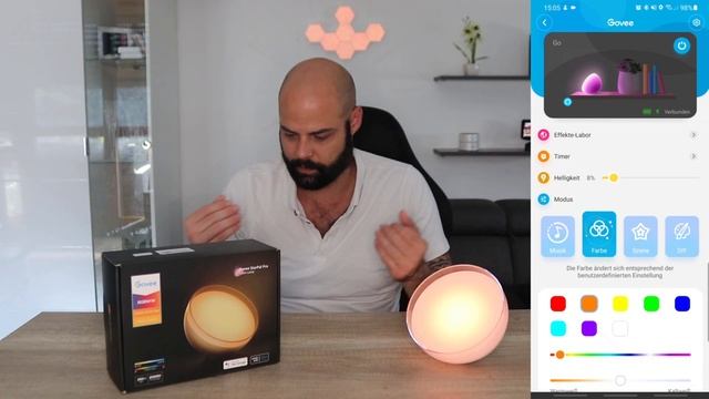 Govee StarPal Stimmungslicht – WLAN HUE Go Alternative mit Govee App und Home Assistant getestet смотреть онлайн