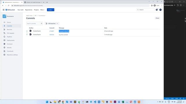 Git Practical Use with Bitbucket and Git Extensions смотреть онлайн