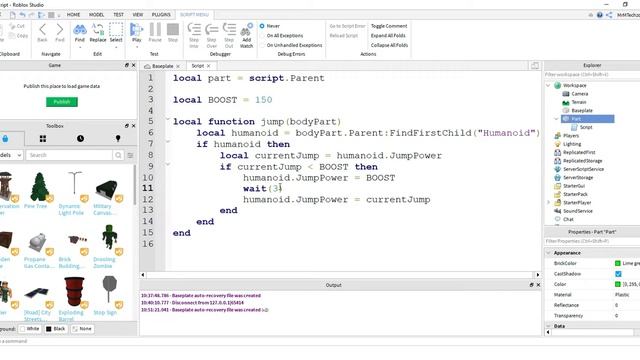 Roblox Studio Tutorial: Jump Boost смотреть онлайн