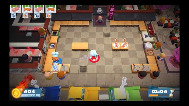 Мгновенно готовим салаты! #1 | Overcooked! 2 смотреть онлайн