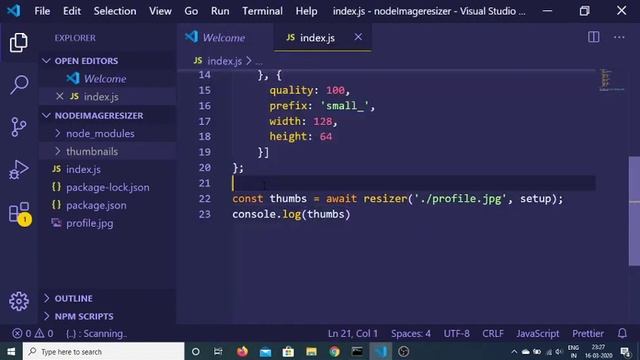 How to Resize Images in Node.js using Node Image Resizer Module смотреть онлайн