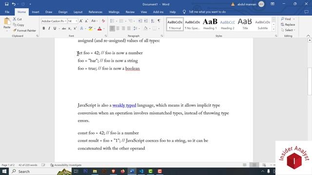 JavaScript data types and data structures смотреть онлайн