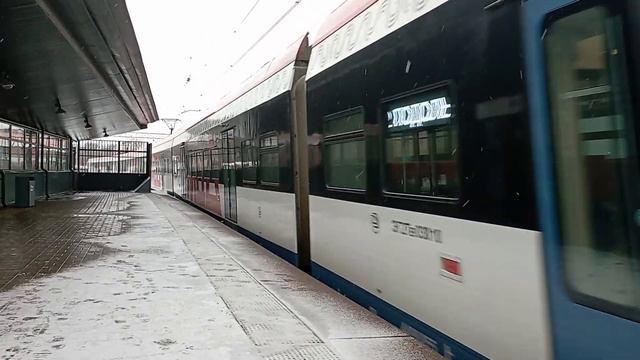 Иволга 2.0! ЭГ2Тв 030 с сообщением Нахабино Подольск на станции Тушинская смотреть онлайн