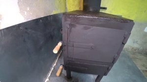 Печь буржуйка в гараж