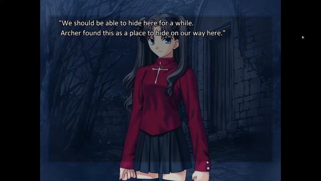 Fate/Stay Night Visual Novel Fate Route Day 11 Part 5 (No Commentary)(English)