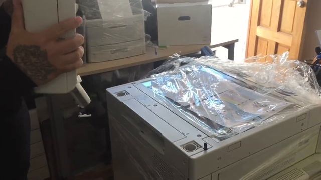 Escaner Xerox WorkCenter 7220 7225 Como separarlo de la impresora смотреть онлайн