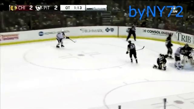 Победный гол Панарина в овертайме / The winning goal Panarin in OT [byNY72] смотреть онлайн