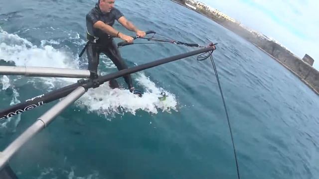 Kitesurf Waterstart Simulator Fuerteventura смотреть онлайн