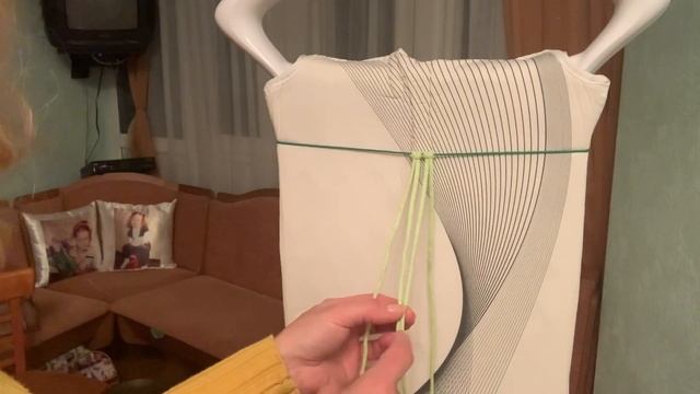 Плетіння пояса в техніці макраме ( початковий рівень) смотреть онлайн