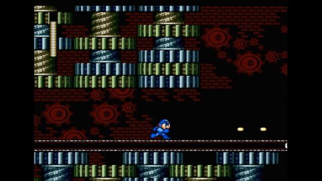 Sega Mega Drive 2 (Smd) 16-bit MegaMan (RockMan) 2 part MetalMan stage