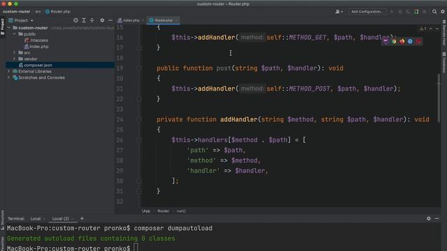Custom PHP OOP Router without PHP libraries смотреть онлайн