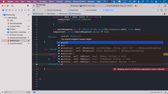 Async/Await in Swift смотреть онлайн