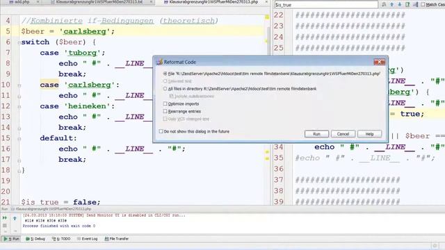 PHP switch case case - Klausurvorbereitung смотреть онлайн