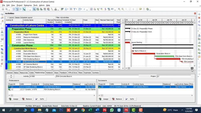Lag & Lead time in Primavera P6 I Lag Positive and Lag Negative #primavera смотреть онлайн