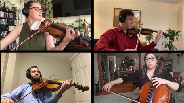 Bach: Choral - O Haupt, voll Blut und Wunden (Kontras Quartet) смотреть онлайн