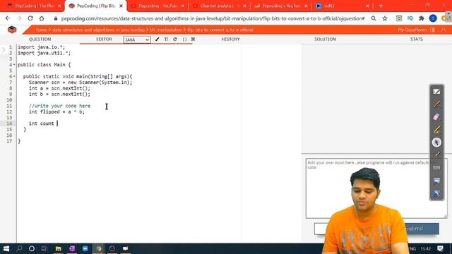 Flip Bits to convert A to B | Minimum Flips to make A equals B | Bit Manipulation смотреть онлайн