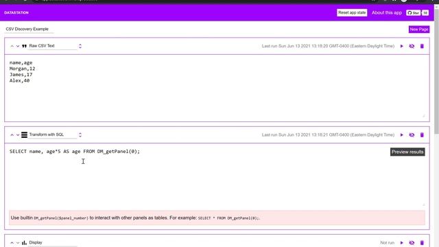 Visualization and SQL manipulation of CSVs with DataStation смотреть онлайн