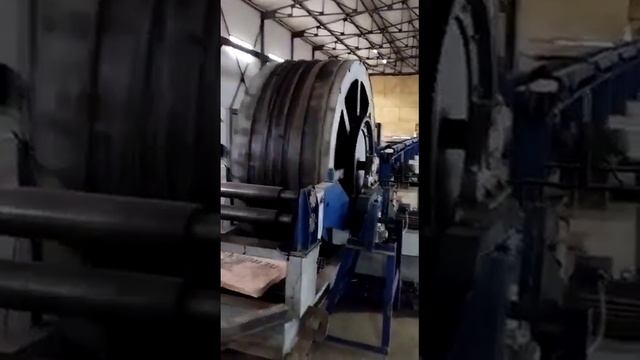 Линия формирования пучков высокопрочной проволоки ч. 12