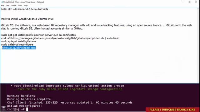 How To Install and Configure GitLab CE on Ubuntu Linux смотреть онлайн