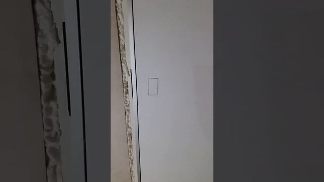 скрытая дверь со скрытой ручкой