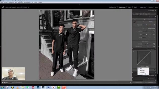 Обработка в стиле BLACK Киношная тонировка | В Lightroom PC смотреть онлайн